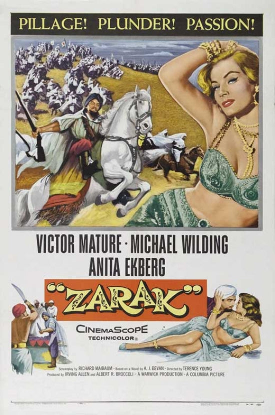 Zarak Movie Poster showcasing vibrant colors and cinematic themes.
