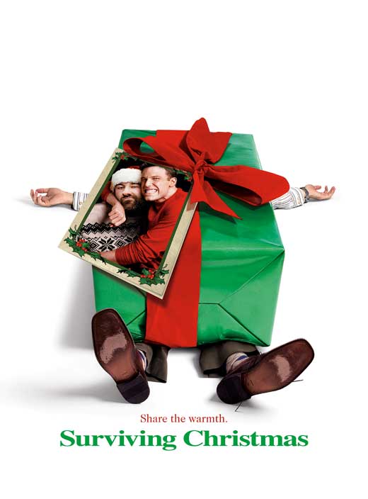 Surviving Christmas Movie Poster Print showcasing holiday cheer.