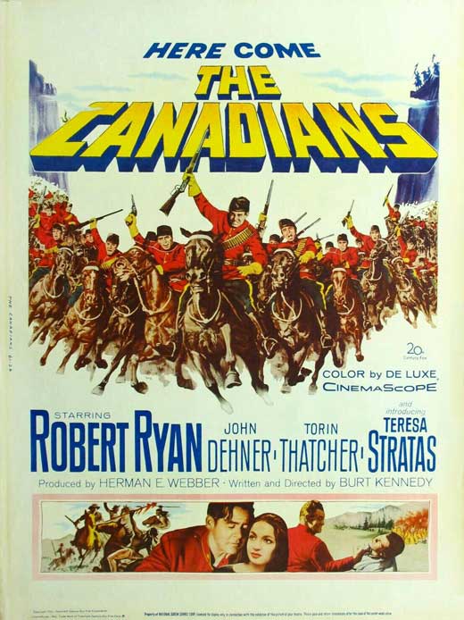 Canadians Movie Poster Print showcasing vibrant artwork.