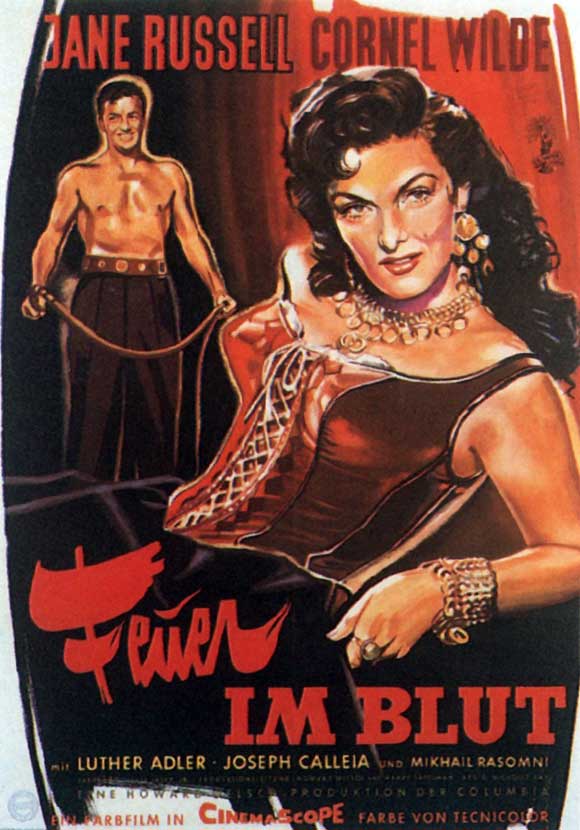 Hot Blood Movie Poster Print showcasing vibrant colors and cinematic energy.