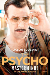 Masterminds Movie Poster Print featuring vibrant colors and sharp details.