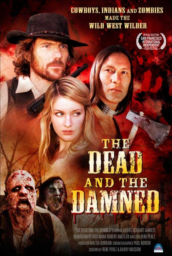 The Dead and the Damned Movie Poster Print featuring a haunting design.