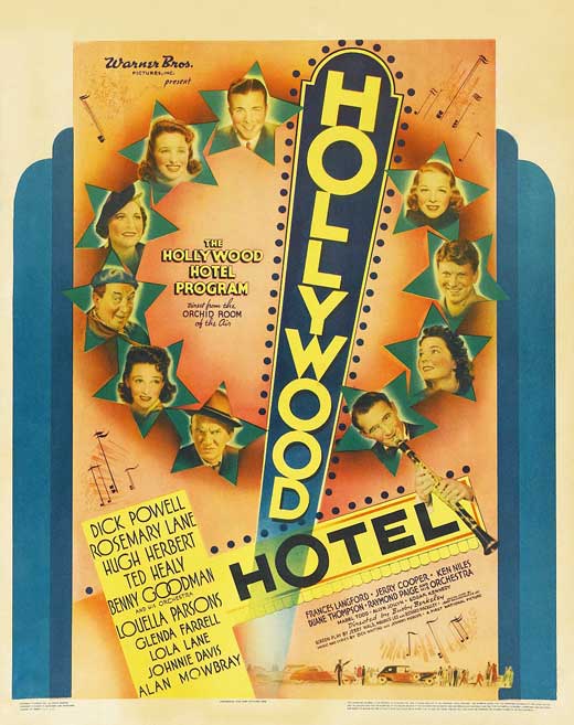 Hollywood Hotel Movie Poster Print showcasing vintage cinema charm.