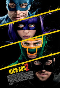 Kick-Ass 2 Movie Poster Print featuring action-packed visuals