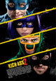 Kick-Ass 2 Movie Poster Print featuring action-packed visuals