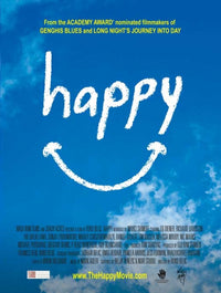 Happy Movie Poster Print showcasing vibrant colors and cheerful design.