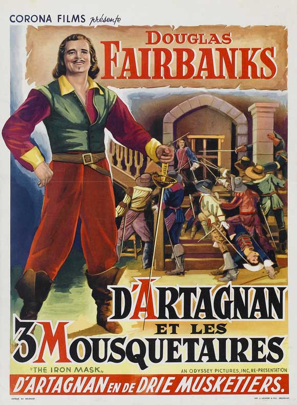 The Iron Mask Movie Poster Print featuring classic film artwork.