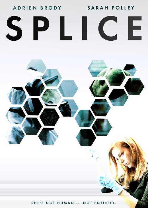 Splice Movie Poster Print showcasing sci-fi artwork