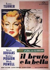 The Bad and the Beautiful Movie Poster Print showcasing classic cinema artwork.