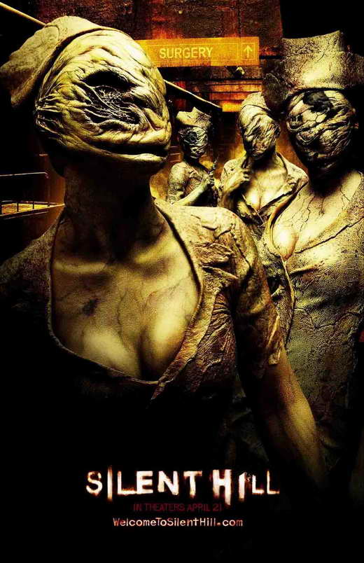 Silent Hill Movie Poster Print featuring haunting imagery.