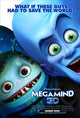 Megamind Movie Poster Print featuring vibrant animated artwork.