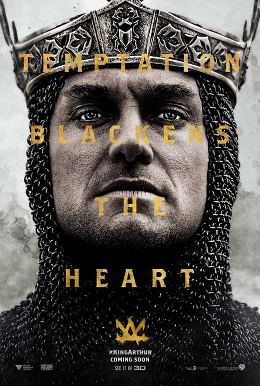 King Arthur: Legend of the Sword Movie Poster Print showcasing epic imagery.