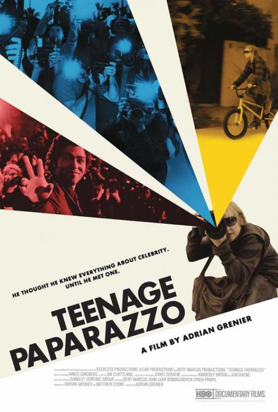Teenage Paparazzo Movie Poster Print showcasing youth and Hollywood excitement.