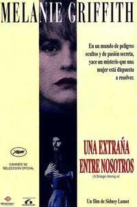 A Stranger Among Us Movie Poster Print featuring dramatic imagery