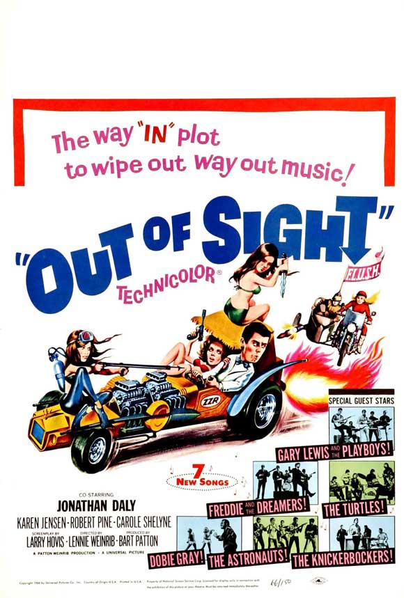 Out of Sight Movie Poster Print showcasing vibrant artwork.