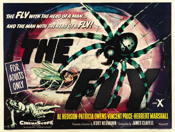Fly Movie Poster Print showcasing vibrant cinematic artwork.