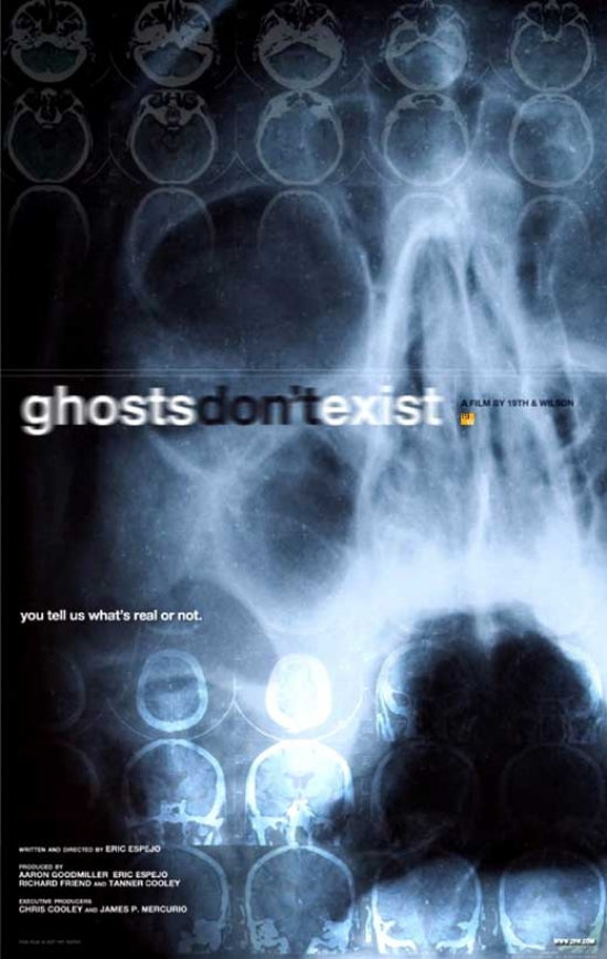 Ghosts Don't Exist Movie Poster Print showcasing mystery and suspense.