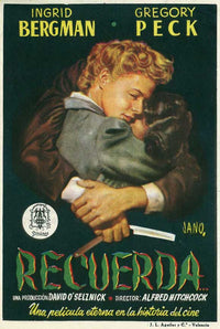 Spellbound Movie Poster Print showcasing classic cinema art.