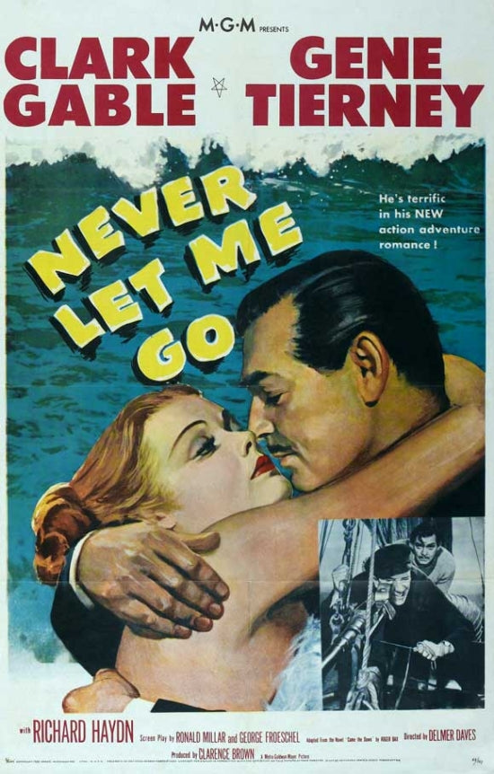 Never Let Me Go Movie Poster Print featuring emotional themes.