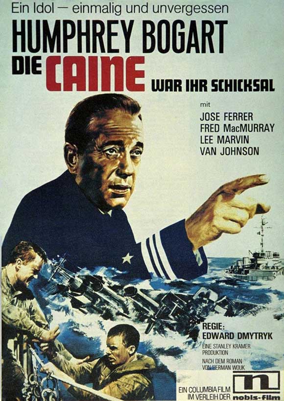 The Caine Mutiny movie poster print showcasing iconic film imagery.