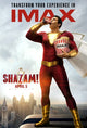 Shazam! Movie Poster Print featuring dynamic superhero imagery.
