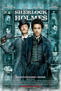 Sherlock Holmes Movie Poster Print featuring classic detective art.