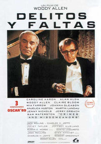 Crimes & Misdemeanors Movie Poster Print showcasing classic cinema.