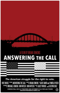 Answering the Call Movie Poster Print showcasing vibrant artwork.