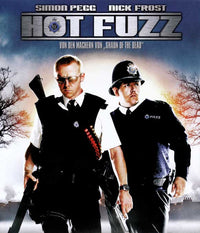 Hot Fuzz Movie Poster Print featuring action and comedy elements.