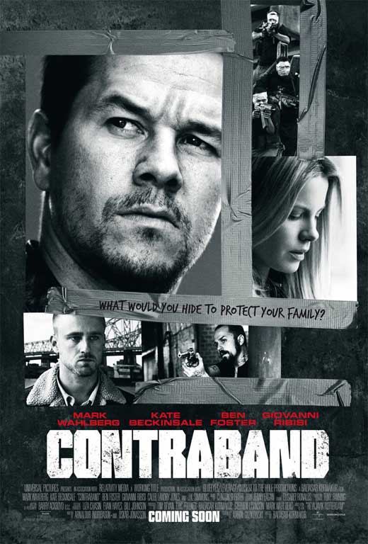 Contraband Movie Poster Print featuring action-packed visuals.