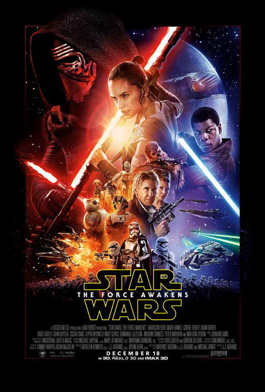 Star Wars: Episode VII - The Force Awakens Movie Poster Print 27x40