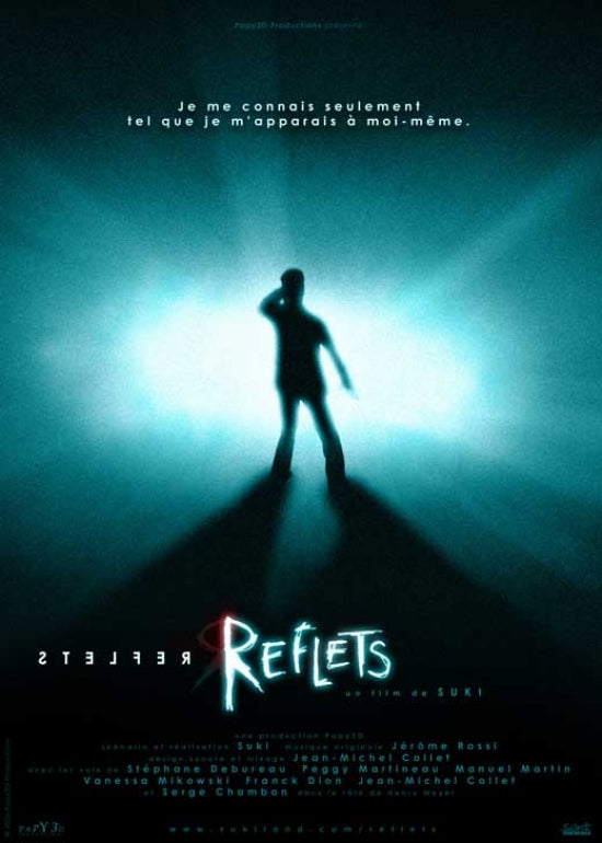 Reflets Movie Poster Print showcasing vibrant cinematic design