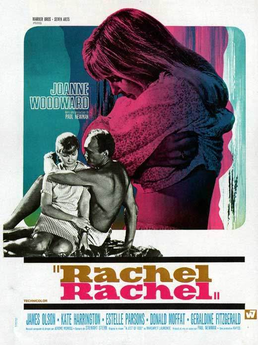 Rachel, Rachel Movie Poster Print showcasing classic film art.
