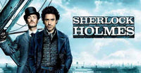 Sherlock Holmes Movie Poster Print featuring iconic detective imagery.