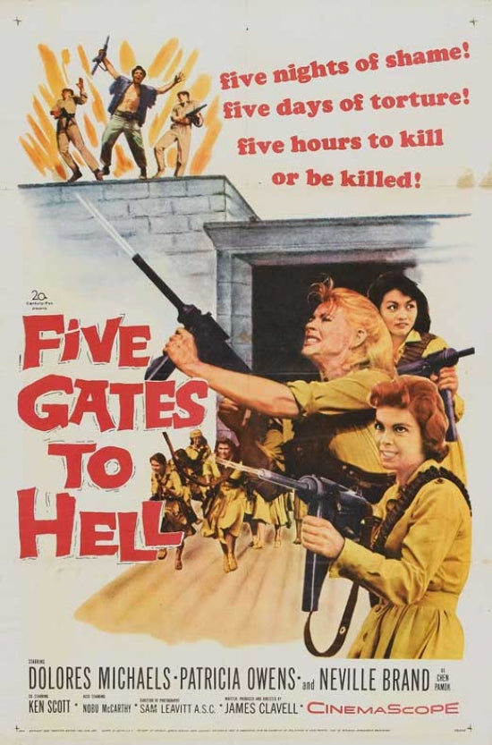 Five Gates to Hell Movie Poster Print showcasing dramatic imagery.