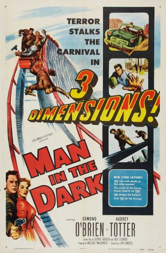 Man in the Dark Movie Poster Print showcasing cinematic art.
