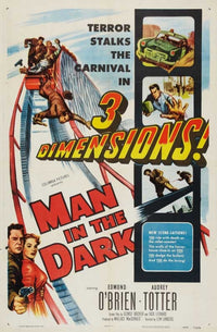 Man in the Dark Movie Poster Print showcasing cinematic art.