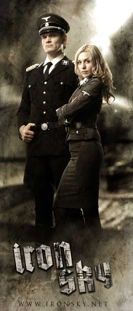 Iron Sky Movie Poster Print showcasing sci-fi adventure art.