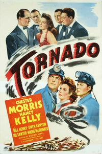 Tornado Movie Poster Print showcasing dramatic storm scenes