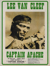 Captain Apache Movie Poster Print showcasing classic Western themes.