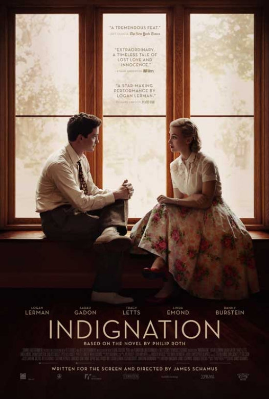 Indignation Movie Poster Print showcasing cinematic art.