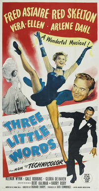 Three Little Words Movie Poster Print showcasing cinematic art.