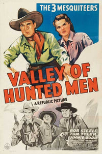 The Valley of Hunted Men Movie Poster Print showcasing vintage cinema art.