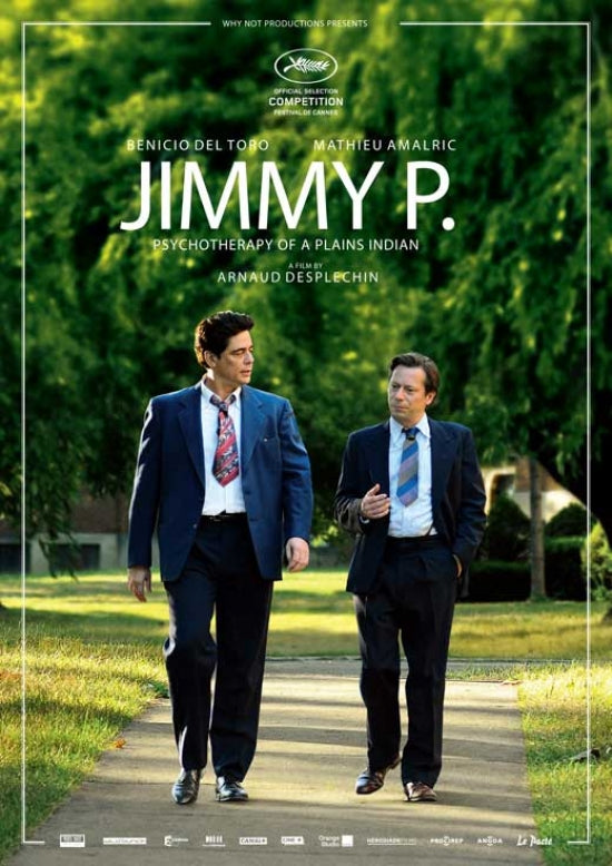 Jimmy P. Movie Poster Print showcasing the film's captivating imagery.