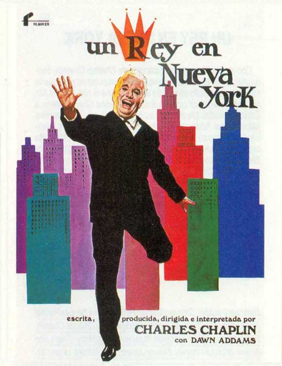 A King in New York Movie Poster Print showcasing classic cinema art