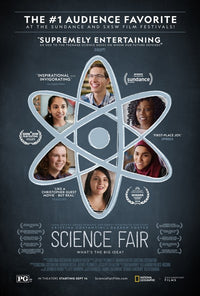 Science Fair Movie Poster Print showcasing vibrant colors and unique design.