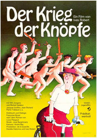 The War of the Buttons Movie Poster Print showcasing childhood adventures.
