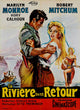 River of No Return Movie Poster Print featuring classic film imagery.