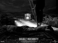 Double Indemnity Movie Poster Print showcasing classic film art.