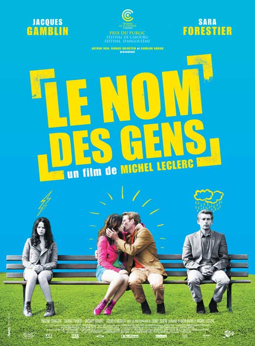 The Names of Love Movie Poster Print showcasing romantic design.